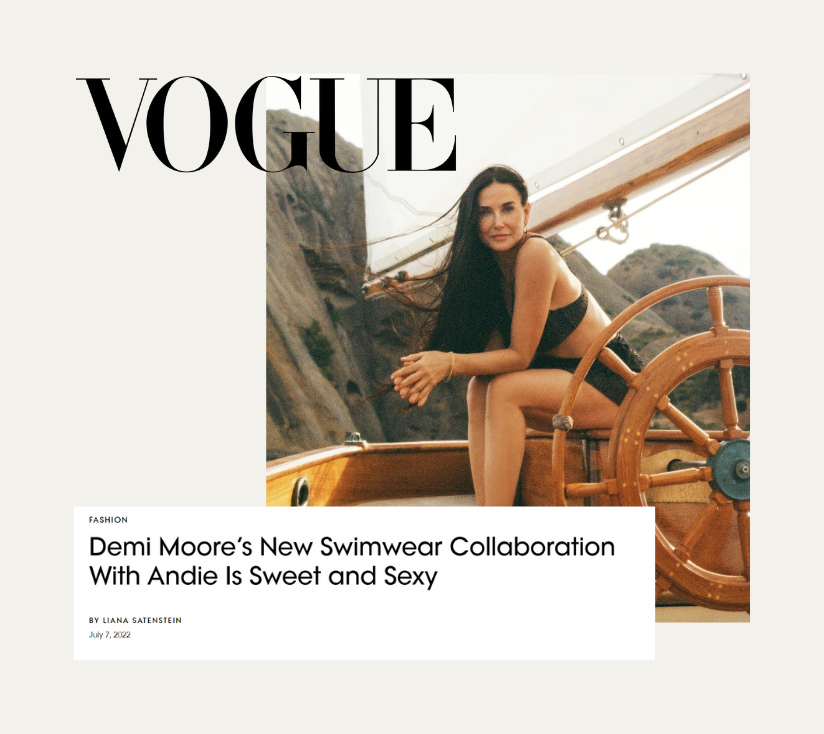 Demi Moore’s New Swimwear Collaboration With Andie Launches