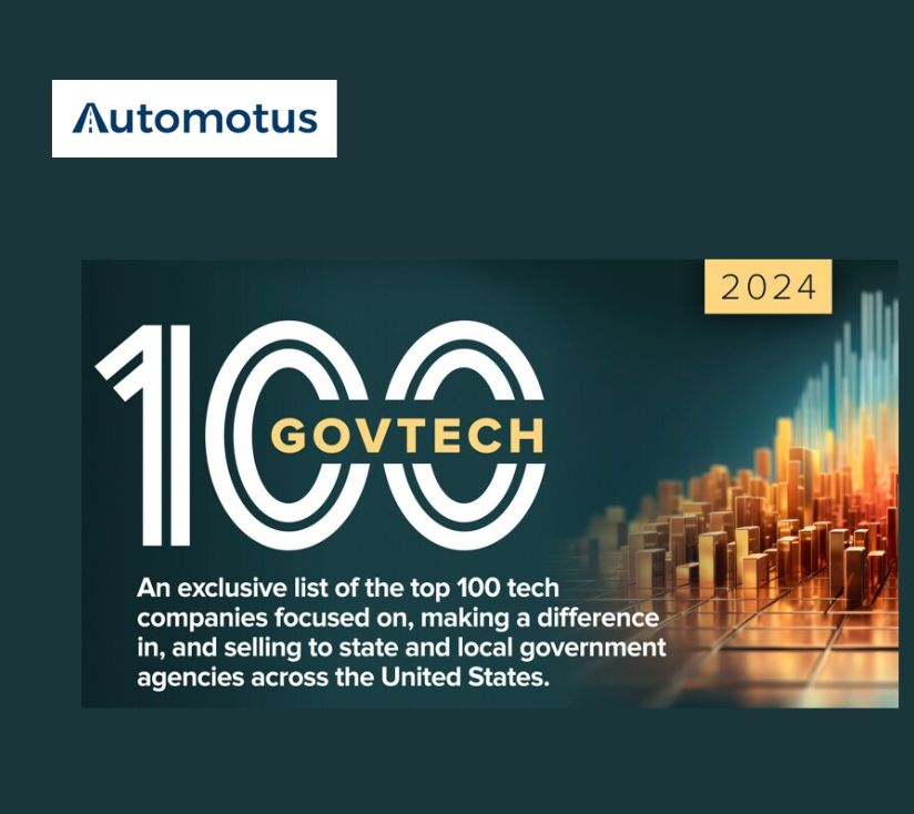 Automotus Selected as a GovTech 100 Company in 2024